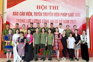 'Công an Sơn La giành giải Ba toàn đoàn Hội thi báo cáo viên pháp luật giỏi