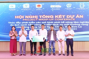 'Tổng kết dự án Thúc đẩy phát triển các mô hình sinh kế nông lâm nghiệp, du lịch xanh tại xã Ngọc Chiến