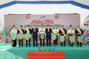 Rộn ràng Hội thi “Nhà nông đua tài” tại Lễ hội Cà phê Sơn La