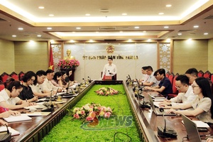 Đồng chí Phó Chủ tịch UBND tỉnh làm việc với Trung tâm Trợ giúp pháp lý Nhà nước tỉnh