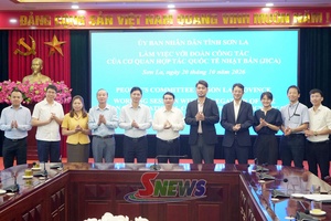 UBND tỉnh Sơn La làm việc với Đoàn công tác của Cơ quan Hợp tác quốc tế Nhật Bản