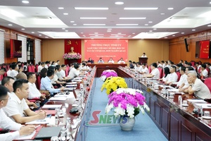 Thường trực Tỉnh ủy làm việc với các nhà đầu tư về tiến độ triển khai dự án
