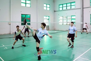 'Khởi tranh môn đá cầu tại Đại hội TDTT tỉnh Sơn La lần thứ X
