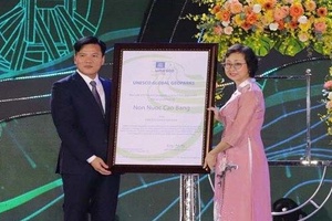 Công nhận Công viên địa chất toàn cầu UNESCO non nước Cao Bằng sau kỳ tái thẩm định