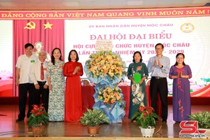 'Đại hội đại biểu Hội Cựu giáo chức huyện Mộc Châu lần thứ III