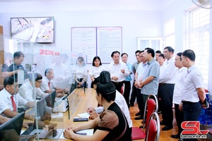 'Tổ công tác theo quyết định 2106 của Bộ Chính trị Kiểm tra việc vận hành chính quyền địa phương 2 cấp tại Sơn La
