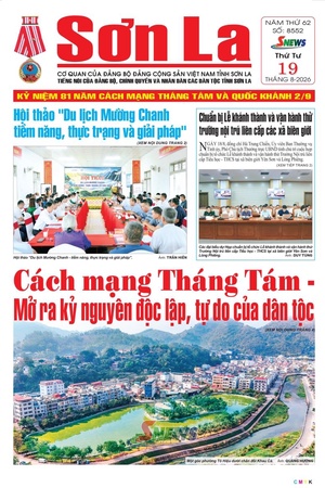 Báo Sơn La, thứ 4 ngày 19/8/2026