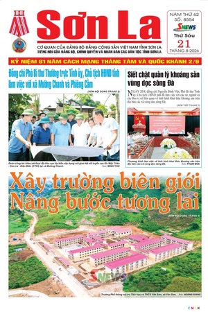 Báo Sơn La, thứ 6 ngày 21/8/2026