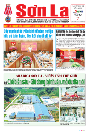 Báo Sơn La, thứ 4 ngày 7/10/2026