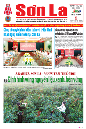 Báo Sơn La, thứ 5 ngày 8/10/2026