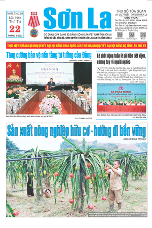 Báo Sơn La, thứ 4 ngày 22/3/2023