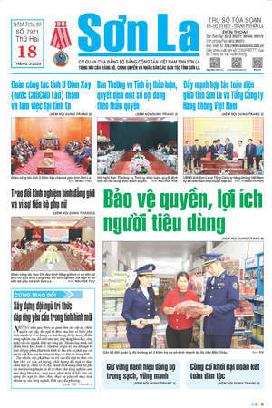 Báo Sơn La, thứ 2 ngày 18/3/2024