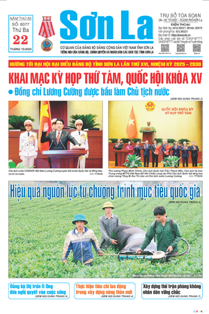 Báo Sơn La, thứ 3, ngày 22/10/2024