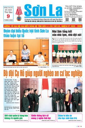 Báo Sơn La, thứ 6, ngày 9/5/2025