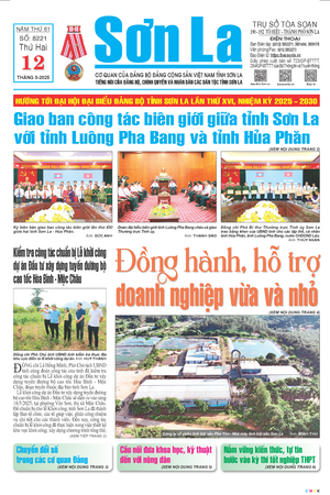 Báo Sơn La, thứ 2, ngày 12/5/2025