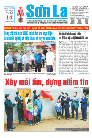 Báo Sơn La, thứ 4, ngày 14/5/2025