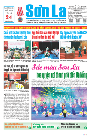 Báo Sơn La, thứ 3, ngày 24/6/2025