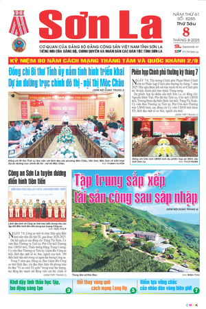 Báo Sơn La, thứ 6, ngày 8/8/2025