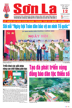 Báo Sơn La, thứ 3, ngày 12/8/2025