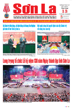 Báo Sơn La, thứ 2, ngày 13/10/2025