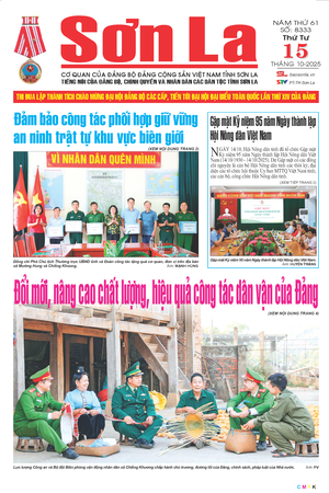 Báo Sơn La, thứ 4, ngày 15/10/2025