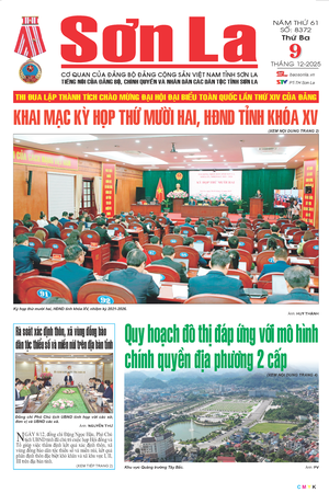 Báo Sơn La, thứ 3 ngày 9/12/2025