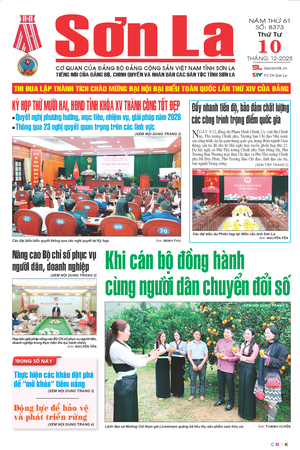 Báo Sơn La, thứ 4, ngày 10/12/2025