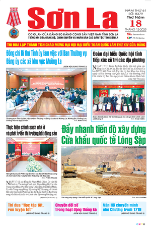 Báo Sơn La, thứ 5, ngày 18/12/2025