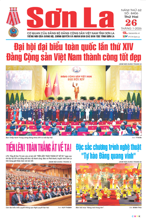 Báo Sơn La, thứ 2, ngày 26/1/2026