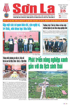 Báo Sơn La, thứ 4, ngày 28/1/2026