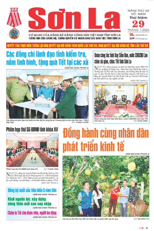Báo Sơn La, thứ 5, ngày 29/1/2026