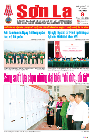 Báo Sơn La, thứ 2, ngày 9/3/2026