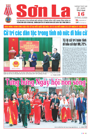 Báo Sơn La, thứ 2, ngày 16/3/2026