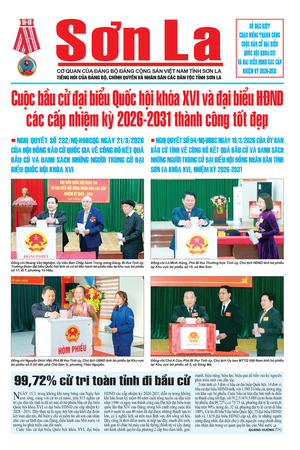 Số đặc biệt chào mừng thành công cuộc bầu cử đại biểu Quốc hội khóa XVI và đại biểu HĐND các cấp nhiệm kỳ 2026-2031