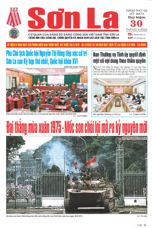 Báo Sơn La, thứ 5, ngày 30/4/2026