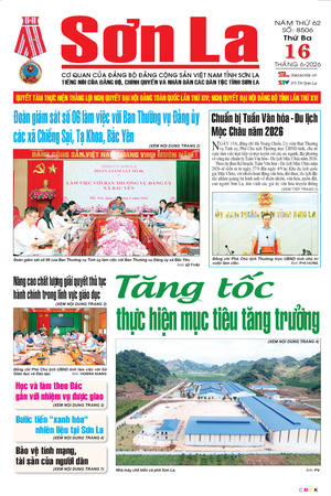 Báo Sơn La, thứ 3, ngày 16/6/2026