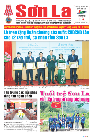 Báo Sơn La, thứ 3, ngày 18/8/2026
