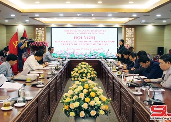Thẩm tra các nội dung trình Kỳ họp chuyên đề HĐND tỉnh