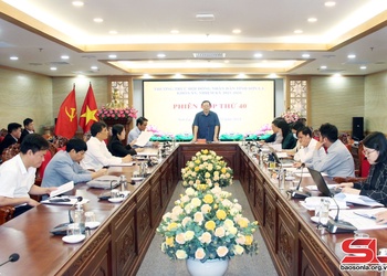 Phiên họp thứ 40, Thường trực HĐND tỉnh khóa XV