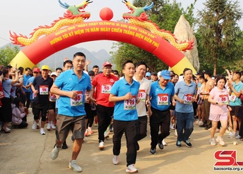 Hơn 1.000 vận động viên tham gia Giải chạy Olympic vì sức khỏe toàn dân 2024
