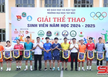 Trường Đại học Tây Bắc khai mạc Giải thể thao sinh viên năm học 2024 - 2025