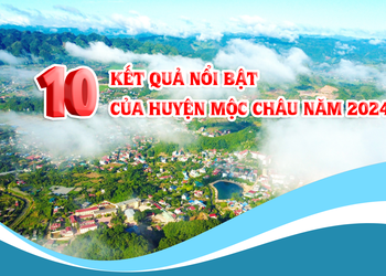 10 kết quả nổi bật của huyện Mộc Châu năm 2024