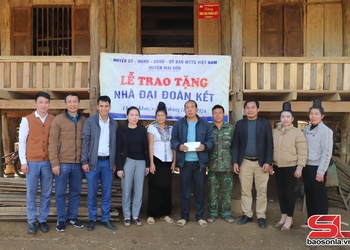Mai Sơn hoàn thành xóa nhà tạm