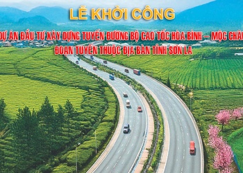 Lễ Khởi công dự án đầu tư xây dựng tuyến đường bộ cao tốc Hòa Bình – Mộc Châu đoạn tuyến thuộc địa bàn tỉnh Sơn La