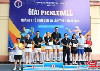 Giải Pickleball ngành Y tế tỉnh Sơn La lần thứ I năm 2025