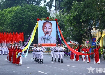 Tổng duyệt diễu binh, diễu hành cho "Ngày hội vì Thủ đô bình yên"
