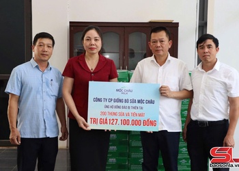 Doanh nghiệp Sơn La chung tay khắc phục thiệt hại do bão lũ