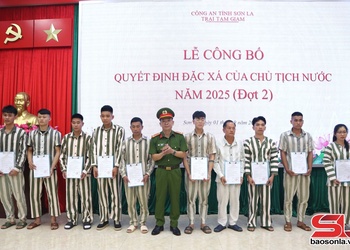 Sơn La công bố Quyết định của Chủ tịch nước về đặc xá năm 2025 