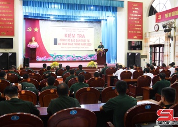 Kiểm tra công tác bảo đảm trật tự, ATGT tại Bộ CHQS tỉnh
