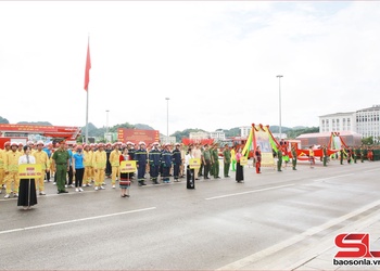 Tổng duyệt Hội thao nghiệp vụ chữa cháy và cứu nạn, cứu hộ